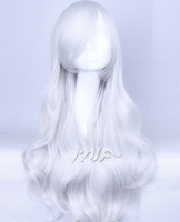 Peruca Branca Ondulada